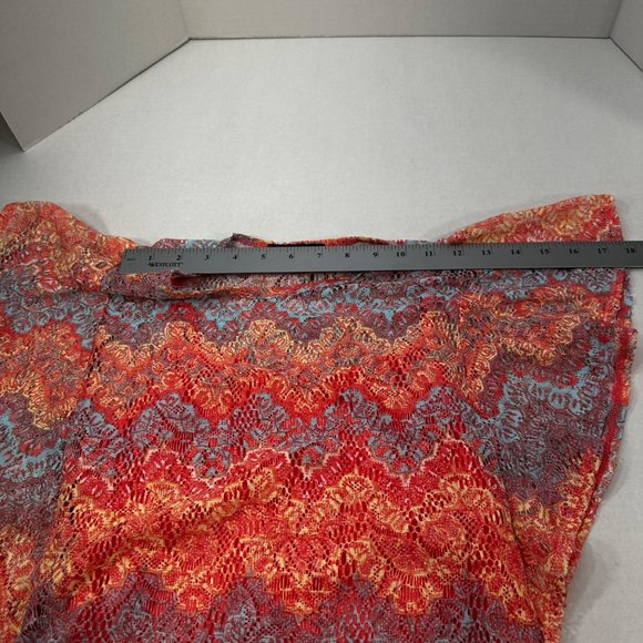 Amy Byer Girl's Sz Large 14 Skirt And Top Set Lined Ruffled Red Festive Preowned - Picture 6 of 16